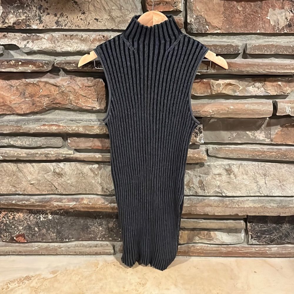 Rock & Republic Y2K Ribbed Sleeveless Bodycon Stretch Dress